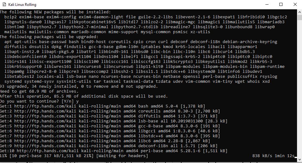 Installing Kali in Windows 10 TechoGeek